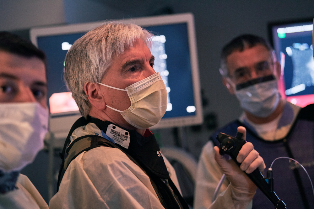 Temple Performs Nation’s First NonSurgical Lung Volume Reduction for